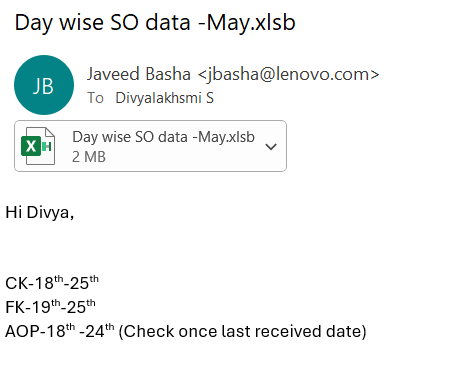 Online Partner SO DSR