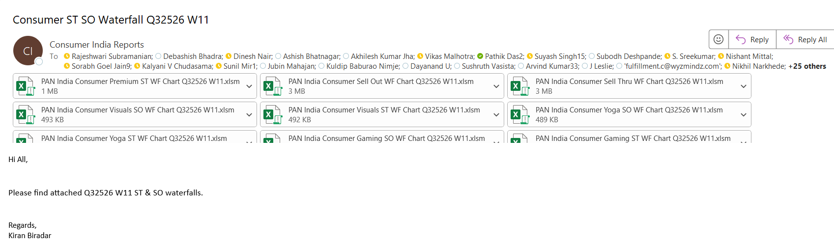 PAN INDIA CONSUMER COMMIT UPDATE ROBOT